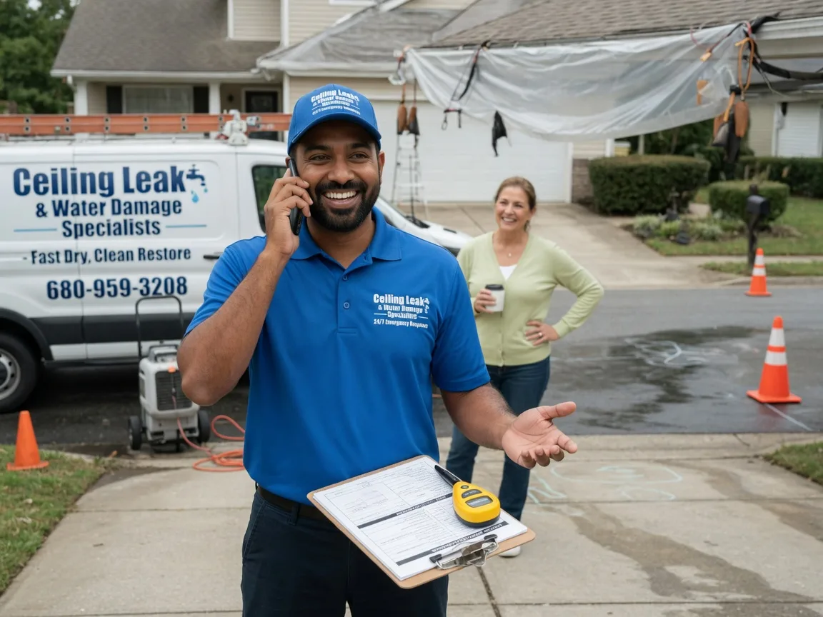 Ceiling Leak Cleanup Star Lake, WI FAQs